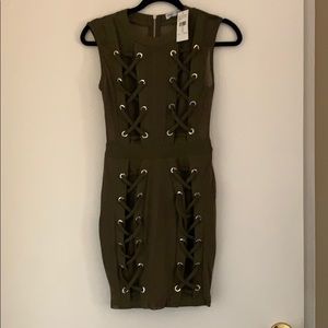 Olive Green Dress